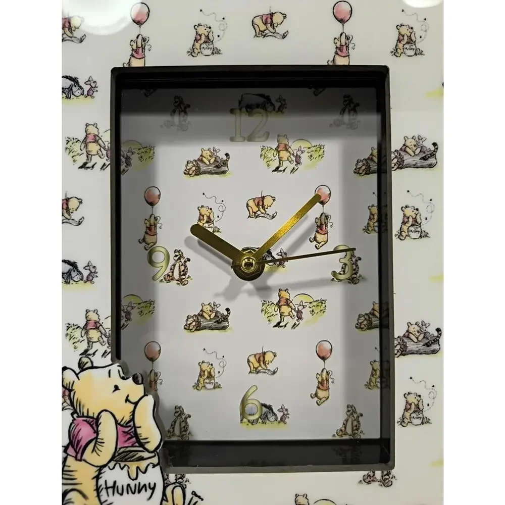 Disney Winnie The Pooh Table Top Analog Faced Clock 6
